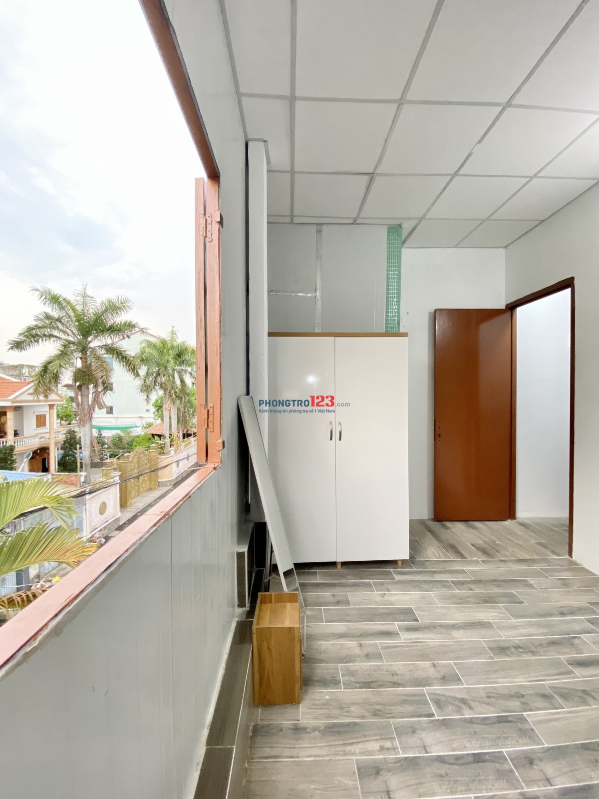 Studio mới full nội thất giá rẻ gần Emart phan huy ích ,chợ tân trụ