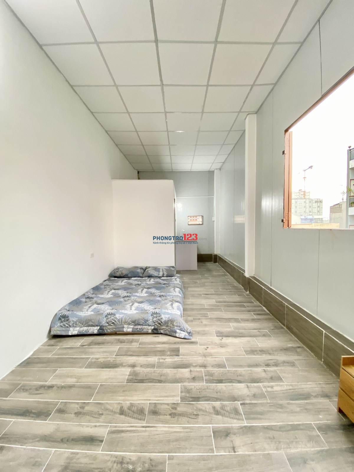 Studio mới full nội thất giá rẻ gần Emart phan huy ích ,chợ tân trụ