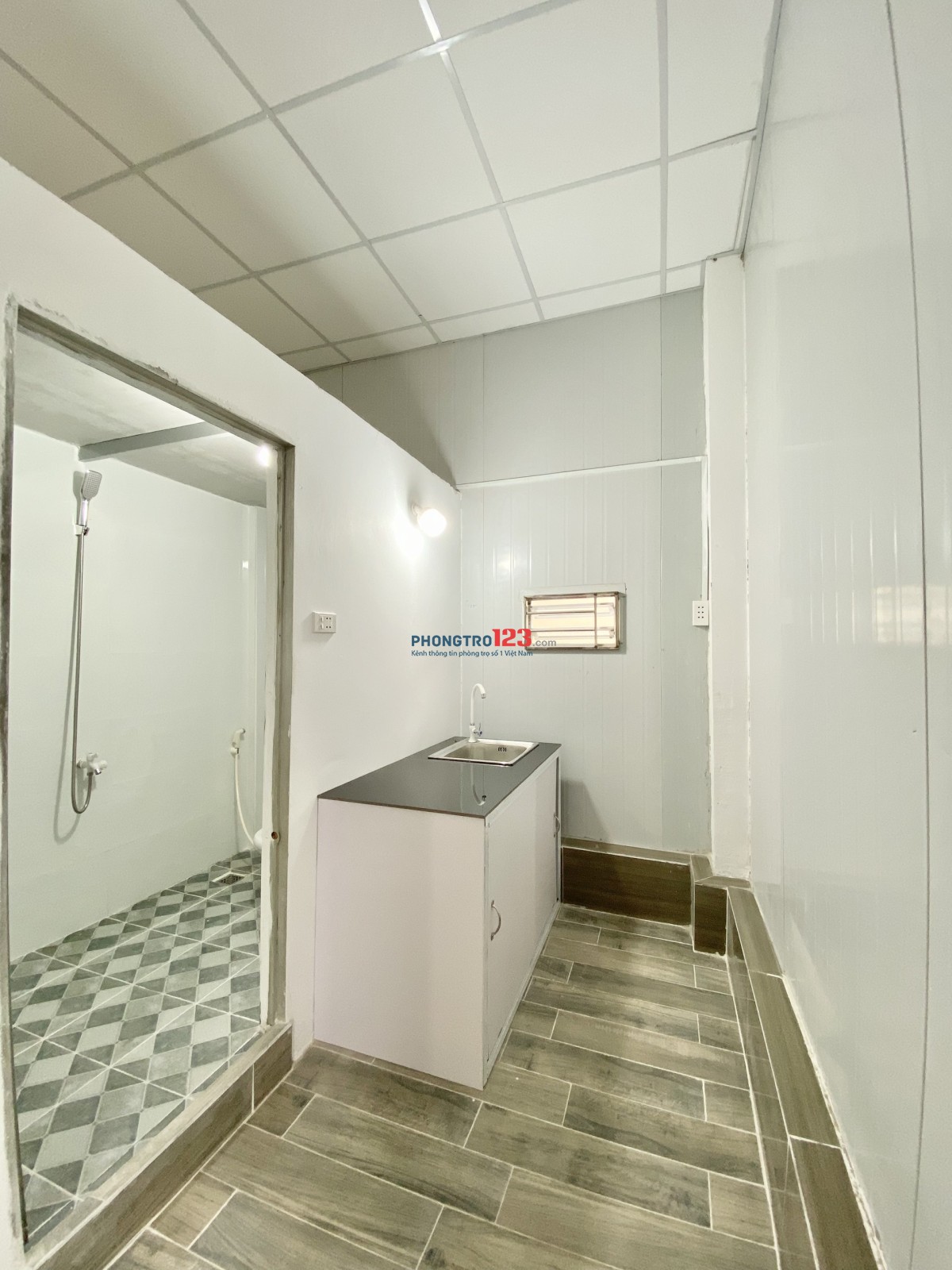 Studio mới full nội thất giá rẻ gần Emart phan huy ích ,chợ tân trụ