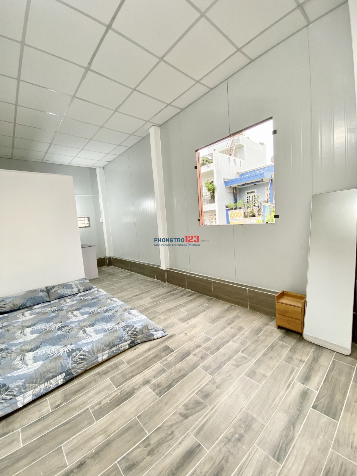 Studio mới full nội thất giá rẻ gần Emart phan huy ích ,chợ tân trụ