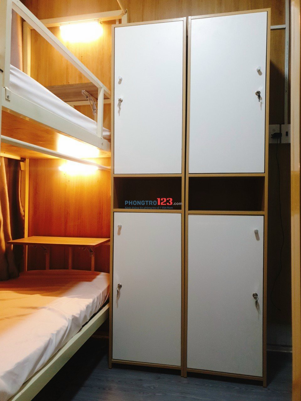 Ký túc xá sleepbox xịn xò tại Quận 5, giá từ 1tr5