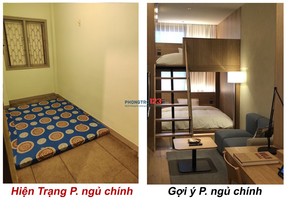 Tìm người ở ghép trong căn hộ mini khu tập thể chung, giá 1tr ngay trung tâm Nguyễn Văn Cừ, Q1