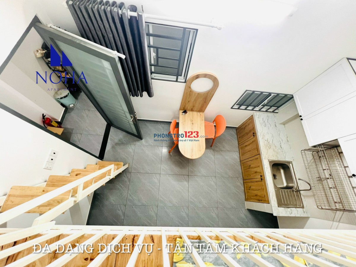 Cho Thuê Duplex Cửa Sổ Hành Lang Full Nội Thất