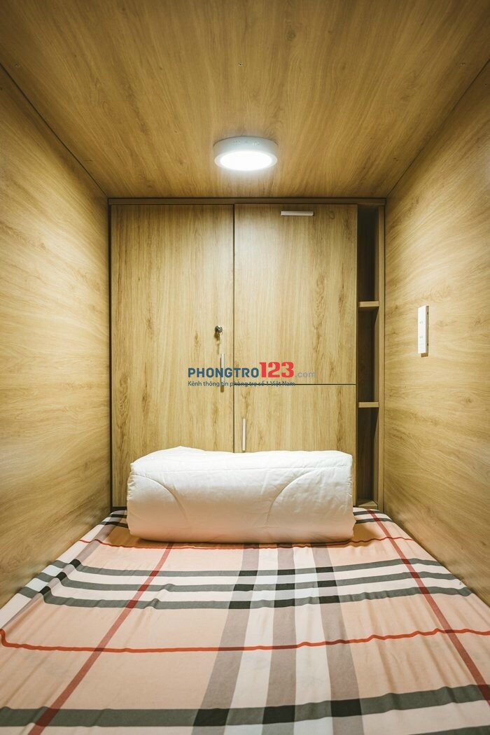 Ký túc xá sleepbox thoáng mát tại Quận 7, giá từ 1tr6