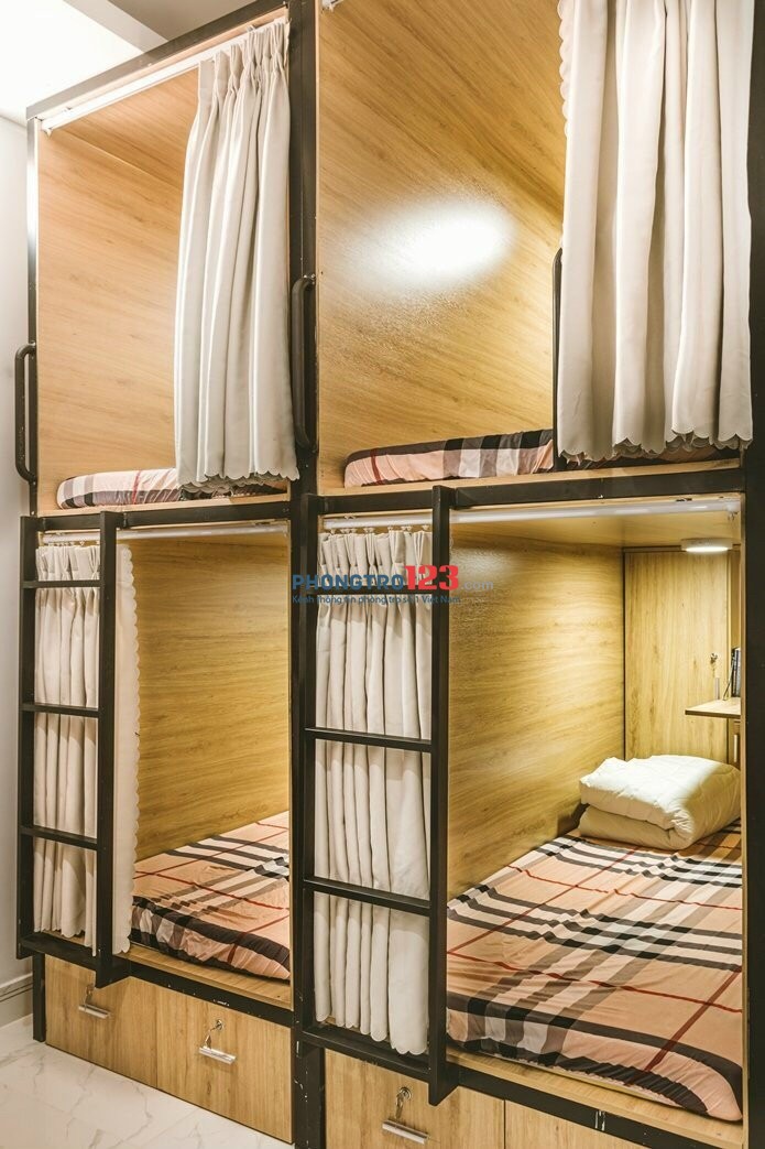 Ký túc xá sleepbox thoáng mát tại Quận 7, giá từ 1tr6