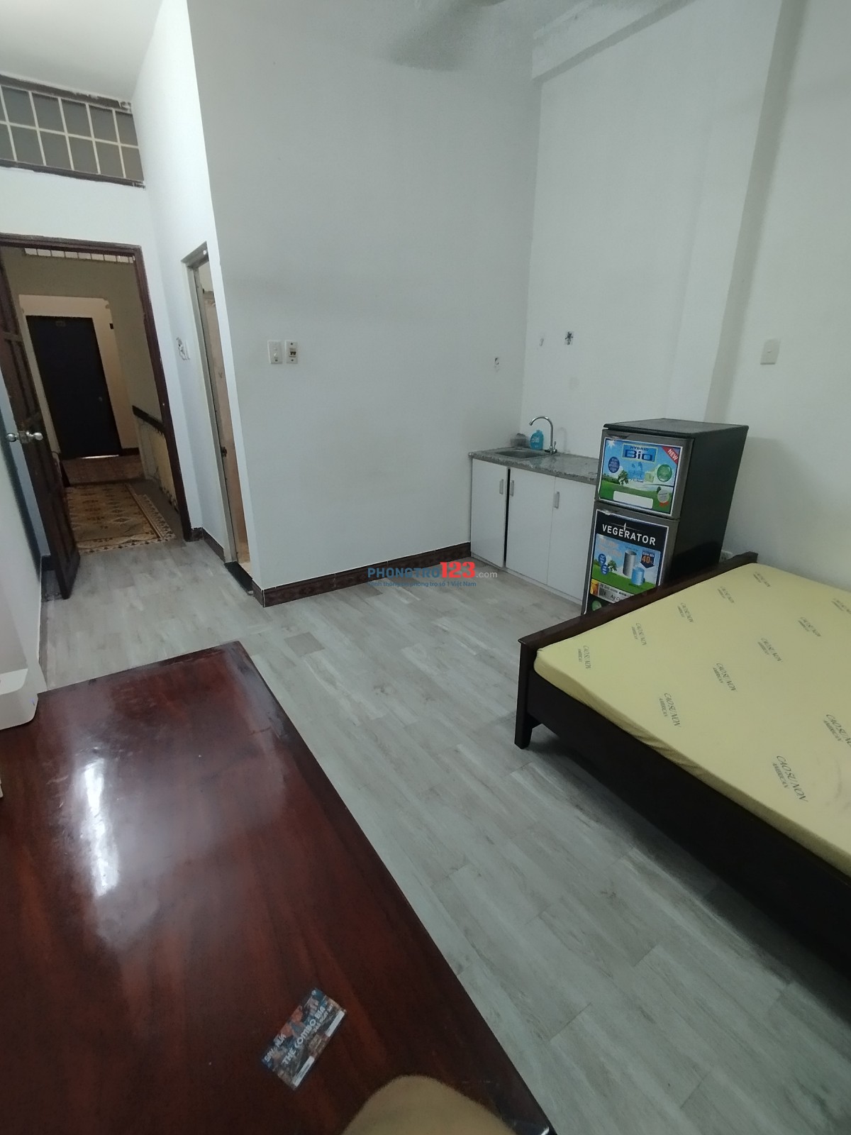 Phòng trống sẵn 20m2, Full nội thất, Lê Thị Riêng, phường Bến Thành, quận 1