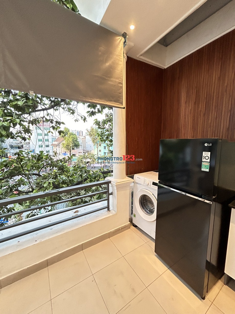Trống căn 1PN tách bếp, ban công, Full nội thất ngay Hoàng Sa