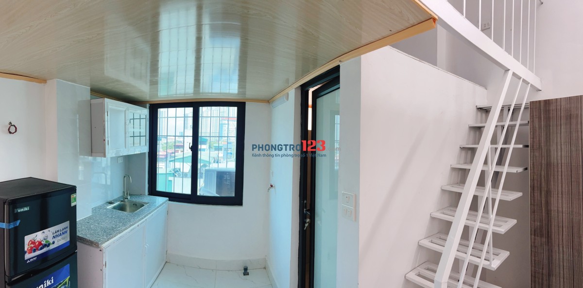 Hà Đông - Cho thuê căn hộ mini có gác xép, nhà mới xây, đủ nội thất