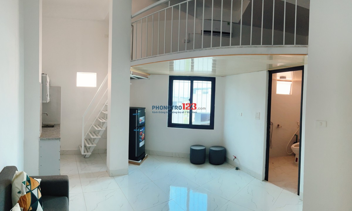 Hà Đông - Cho thuê căn hộ mini có gác xép, nhà mới xây, đủ nội thất