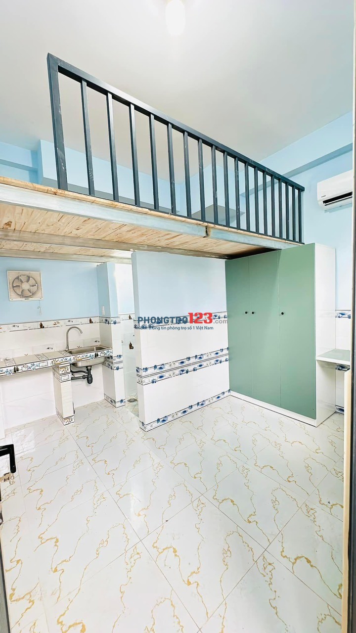 PHÒNG MỚI XÂY CÓ GÁC, BAN CÔNG RIÊNG P14 GÒ VẤP