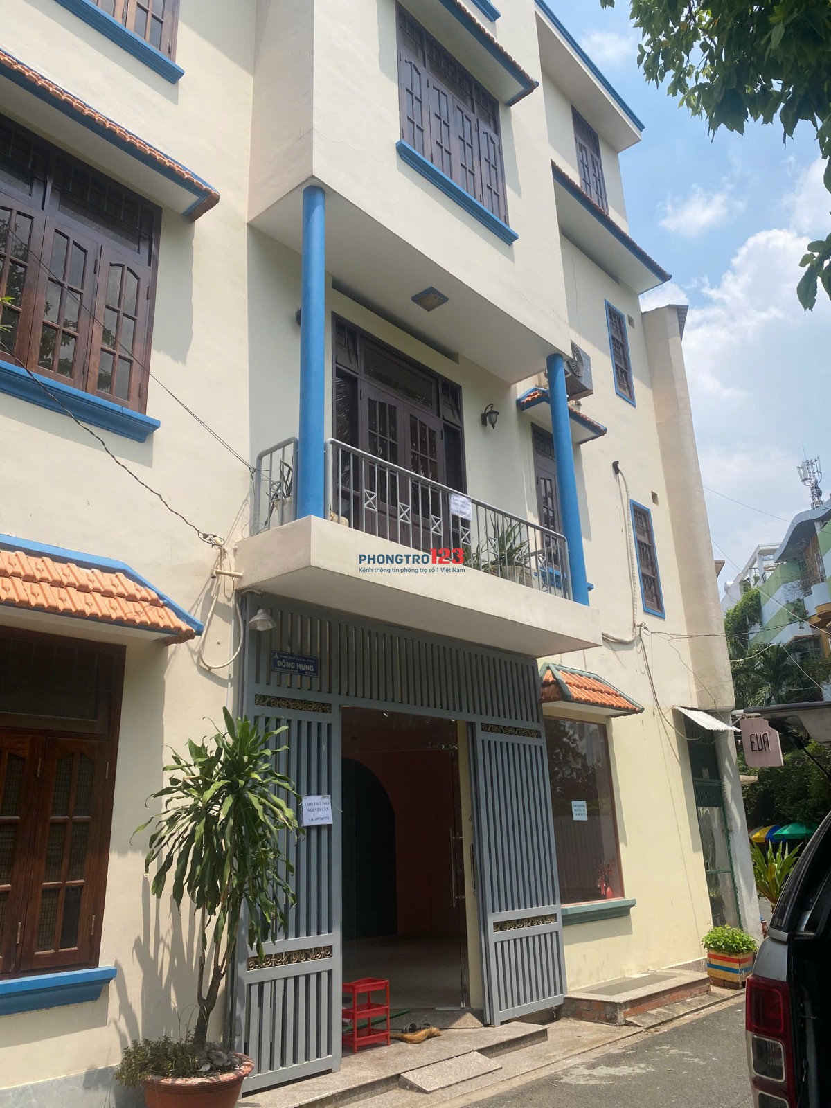 Cho thuê nhà nguyên căn 78/K12 Cộng Hòa, 1 trệt 3 lầu, hẻm rộng