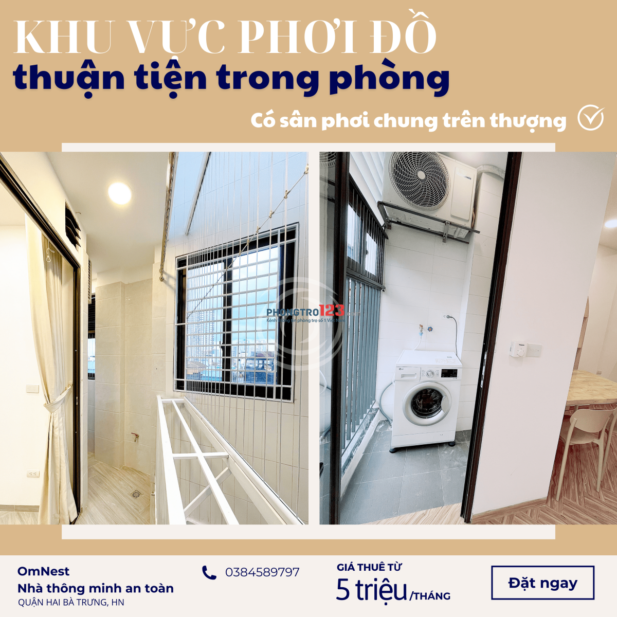 CHUNG CƯ MINI CĂN HỘ DỊCH VỤ MINH KHAI - HBT CAO CÂP