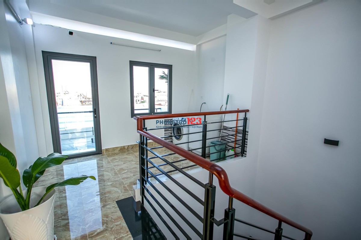 Căn hộ Studio Balcony Tách bếp Mới 100% - Chỉ tính điện - Free PDV - Gần Đầm Sen, ĐH Văn Hiến