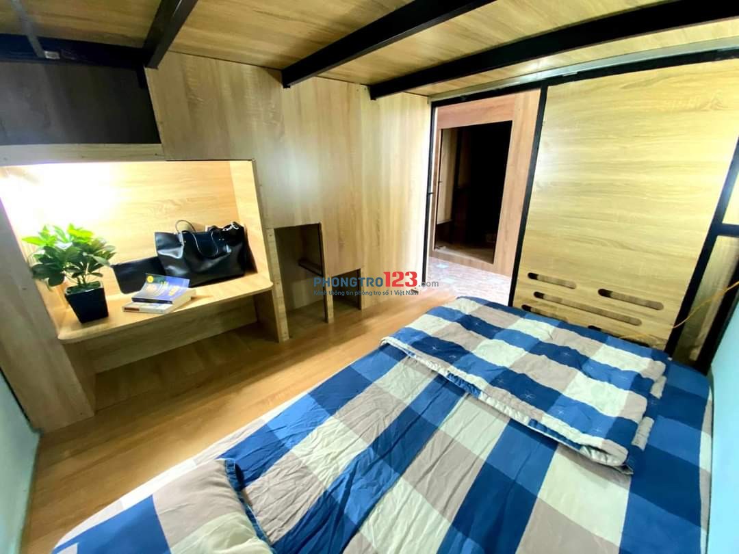 Phòng Dorm Sleep Box Cao Cấp đầy đủ tiện ích trung tâm Quận 1