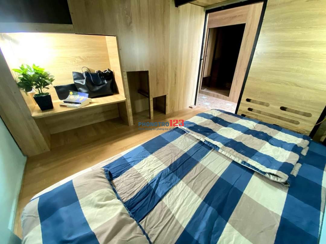 Phòng Dorm Sleep Box Cao Cấp đầy đủ tiện ích trung tâm Quận 1