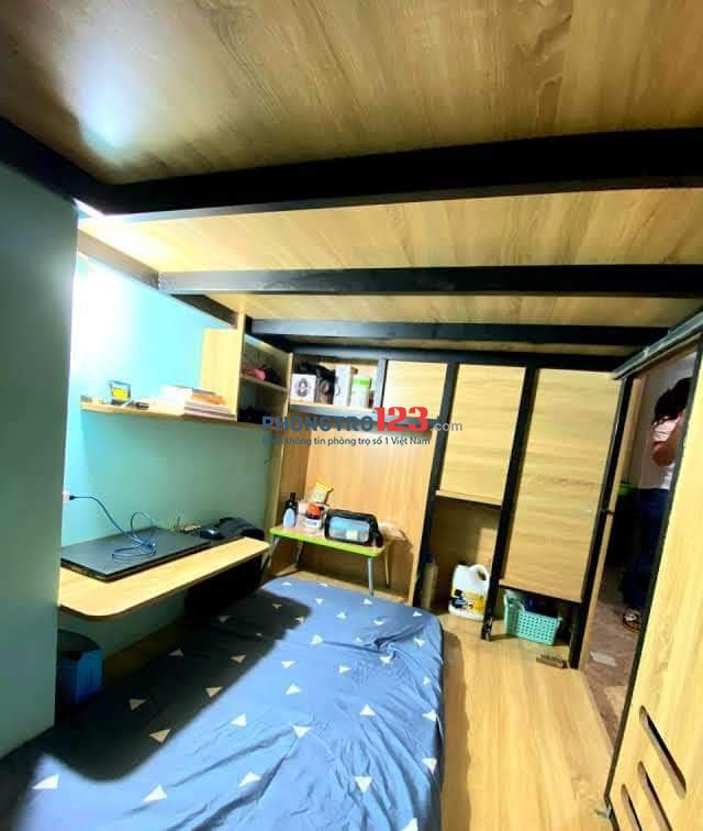 Phòng Dorm Sleep Box Cao Cấp đầy đủ tiện ích trung tâm Quận 1