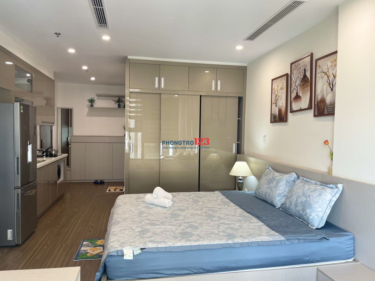 Chính chủ cho thuê căn Studio full đồ tại Vinhomes West Point tòa W3 40m2. LH: 0385418696