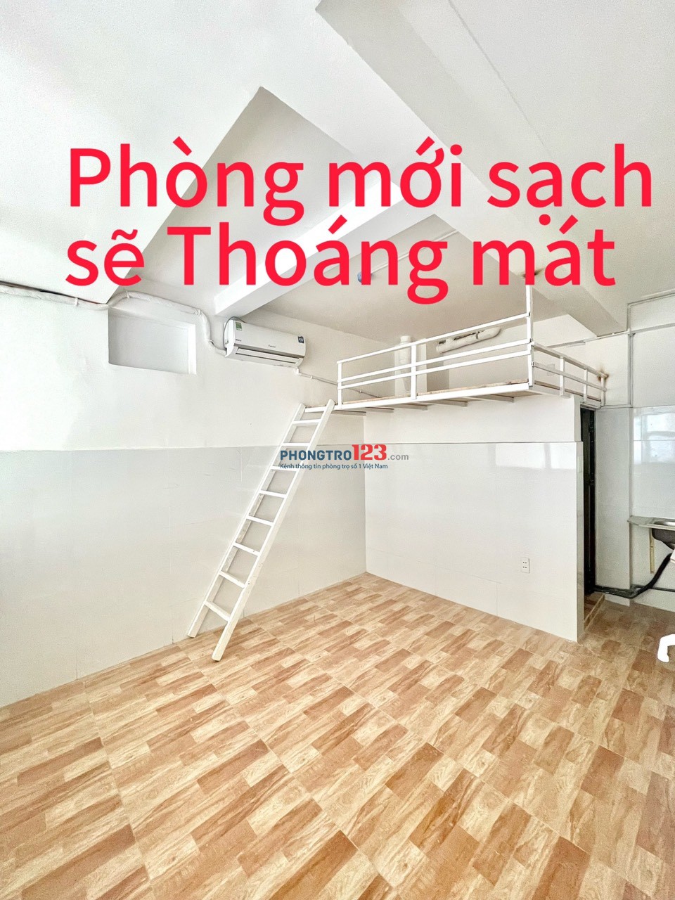 Cho thuê phòng trọ sát bên đại học HUTECH, gần trường NGOẠI THƯƠNG, GIAO THÔNG