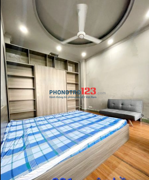 Cho thuê căn hộ mini 1PN tách bếp full NT, ban công 35m2 - Tân Bình