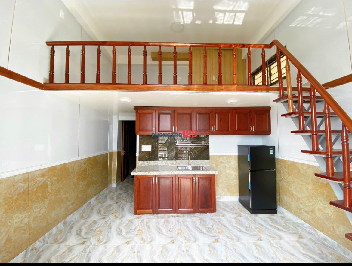 SIÊU PHẨM CĂN HỘ MỚI TINH TƯƠM, Nội Thất Gỗ cao cấp + Gác lửng, Thang máy