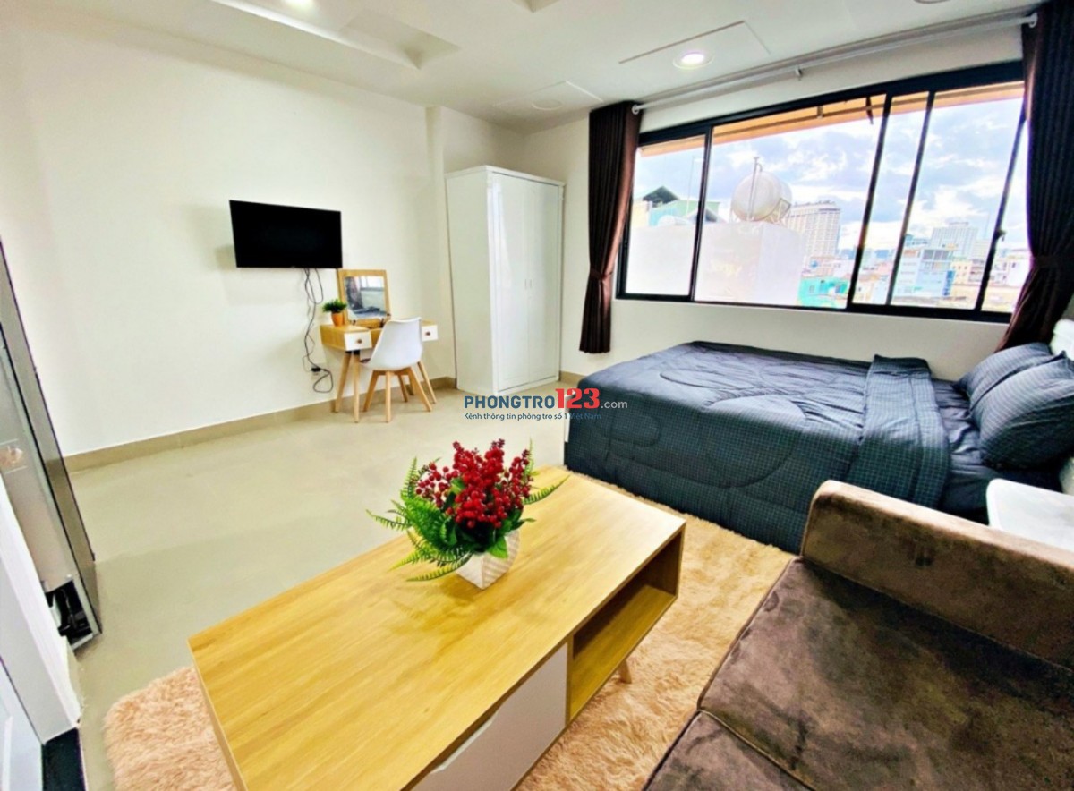 PHÒNG CỬA SỔ THOÁNG 30m2 LÊ VĂN SỸ, Q.3 FULL NỘI THẤT
