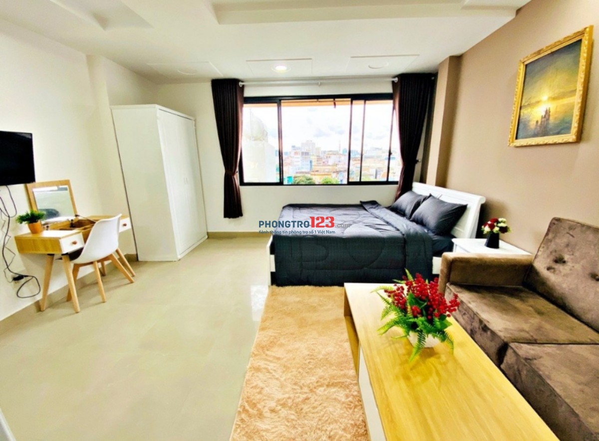 PHÒNG CỬA SỔ THOÁNG 30m2 LÊ VĂN SỸ, Q.3 FULL NỘI THẤT