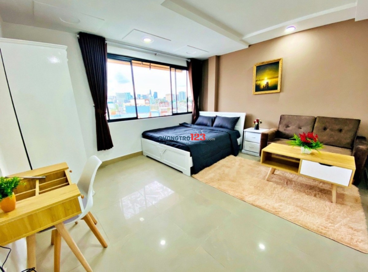 PHÒNG CỬA SỔ THOÁNG 30m2 LÊ VĂN SỸ, Q.3 FULL NỘI THẤT