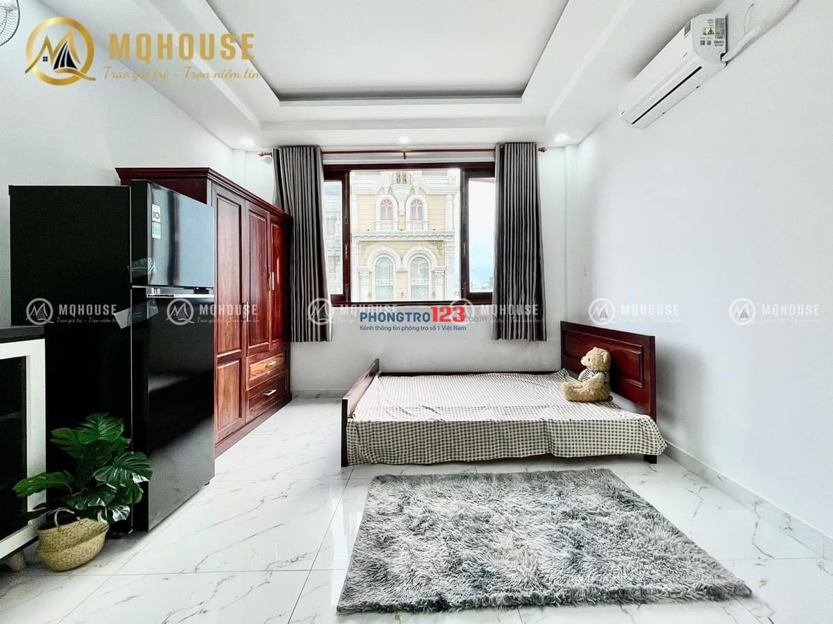 Studio cửa sổ trời đầy đủ nội thất ngay công viên Phú Lâm