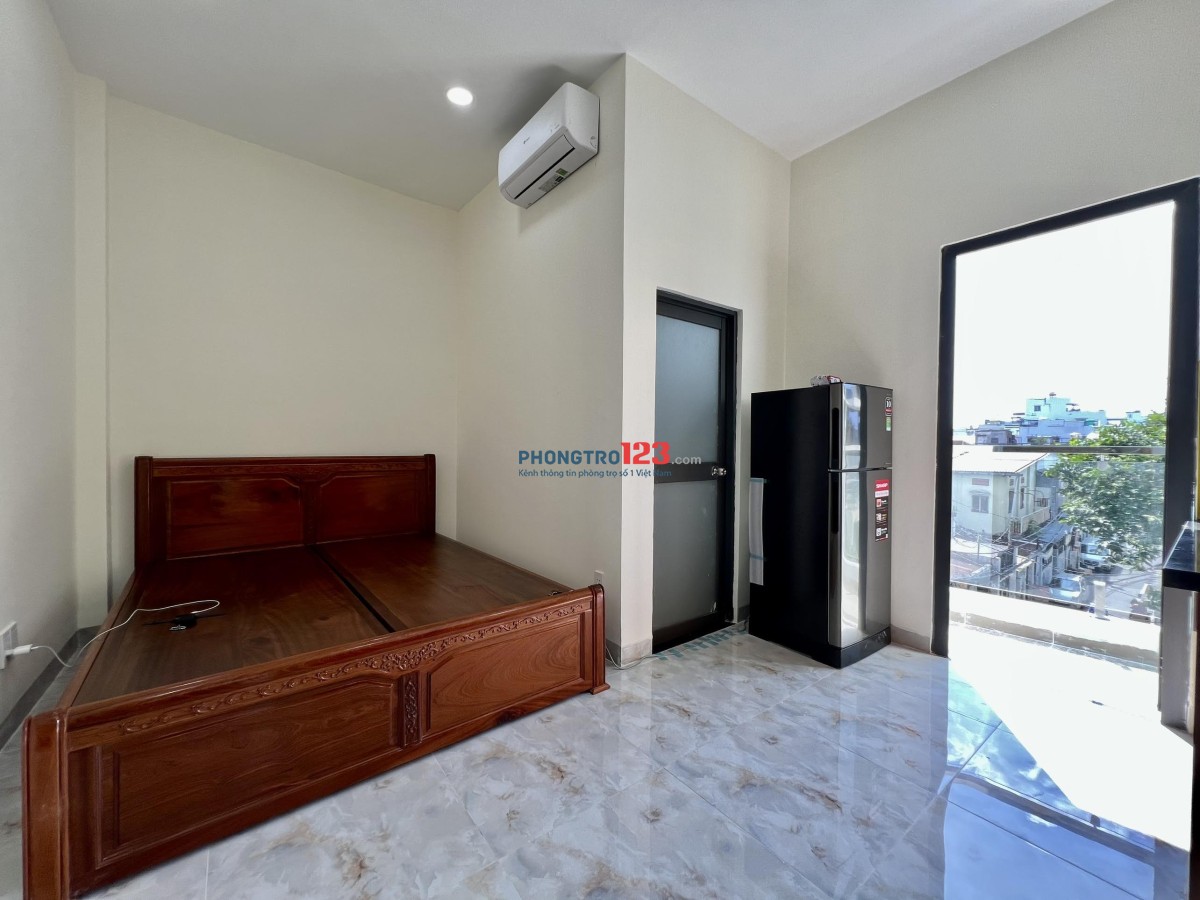 PHÒNG BAN CÔNG 25m2 FULL TIỆN NGHI GẦN NGÃ TƯ 7 HIỀN