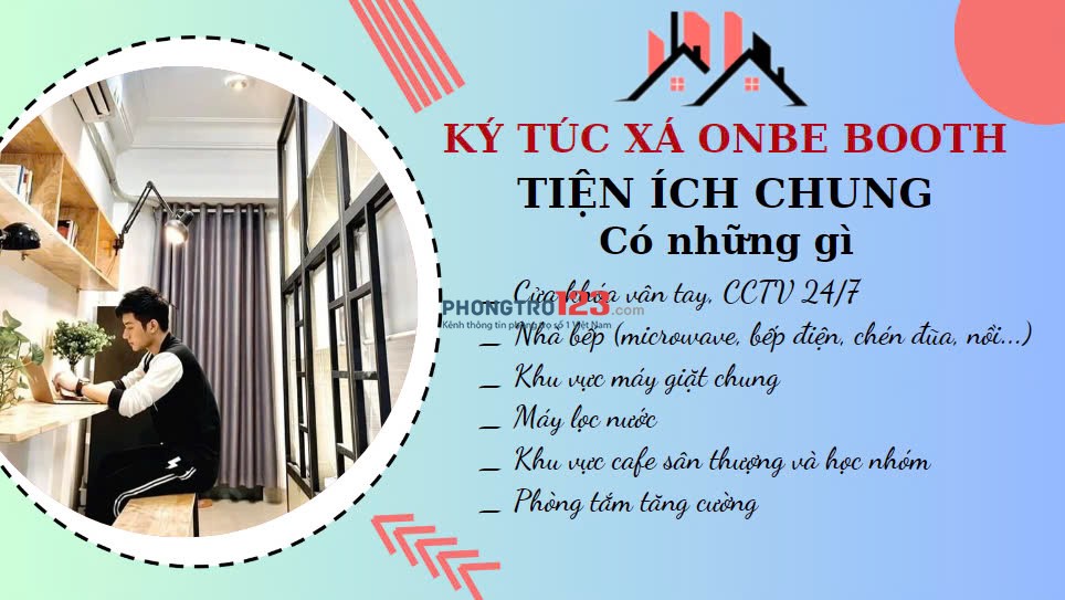 ONBE BOOTH - Ký túc xá Cao cấp- KTX cho Sinh Viên Hutech, FTU, UTH