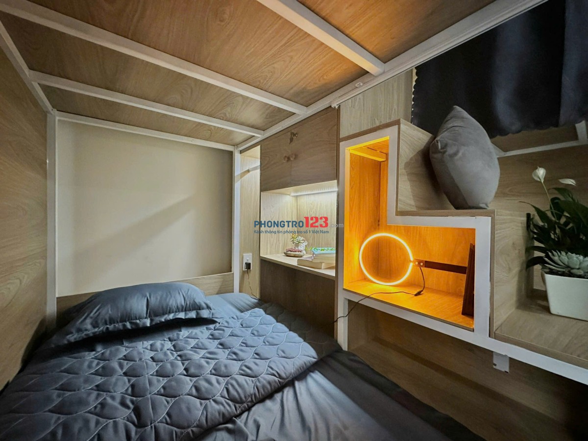 Ký Túc Xá Sleepbox Cao Cấp Xô Viết Nghệ Tĩnh Bình Thạnh Mới, giá 2tr