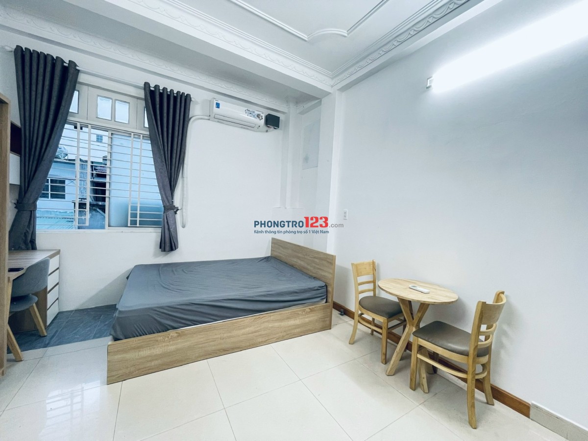 Căn Studio 38m2 FULL nội thất sang trọng, có cửa sổ - Di chuyển thuận tiện Q1,Q3