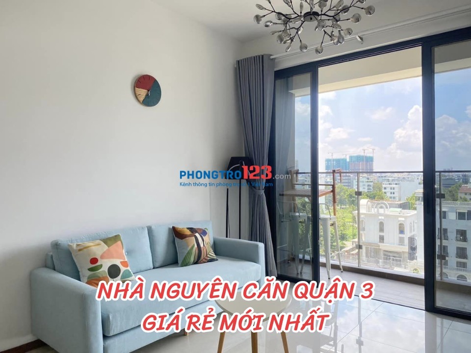 Cho thuê nhà nguyên căn Quận 3