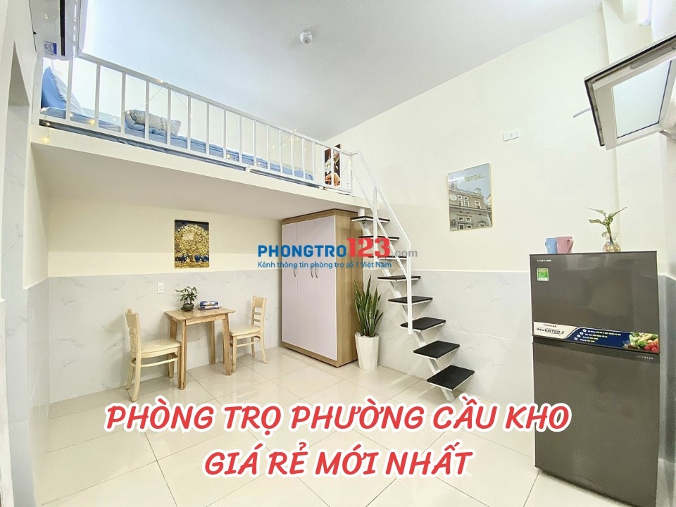 Cho thuê phòng trọ phường Cầu Kho, Quận 1