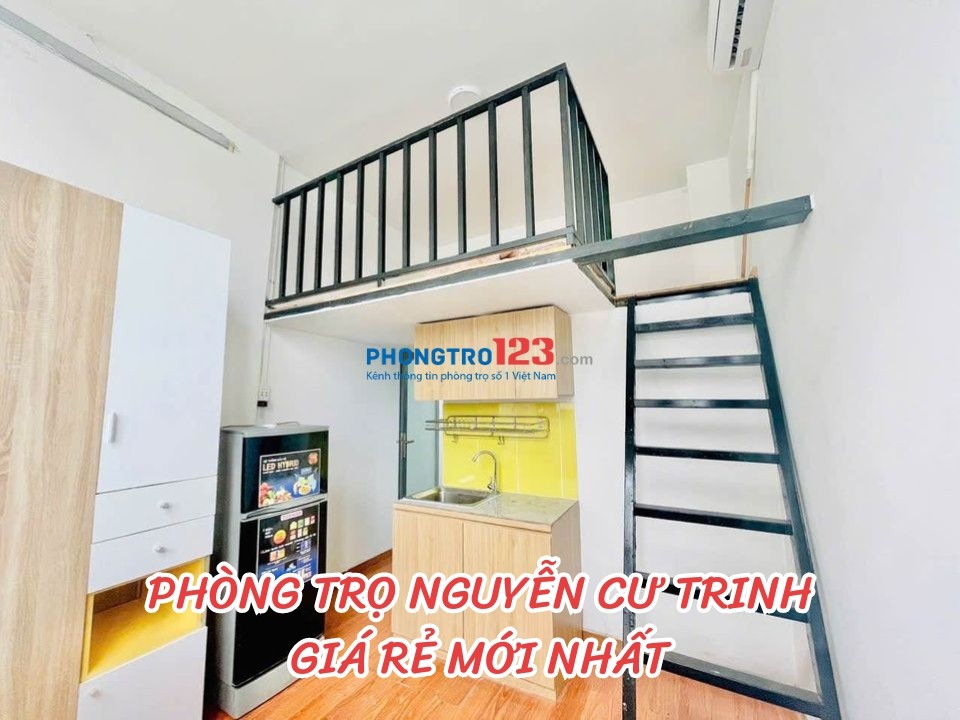 cho thuê phòng trọ phường Nguyễn Cư Trinh, Quận 1