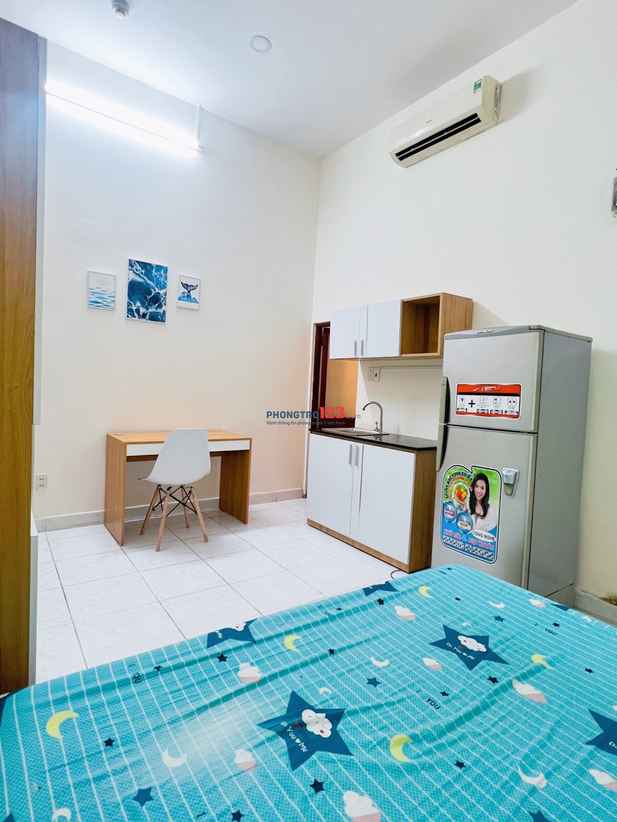 Cho Thuê Phòng Trọ Studio Cao Cấp, Full Nột Thất Gần Đại Học Văn Hiến