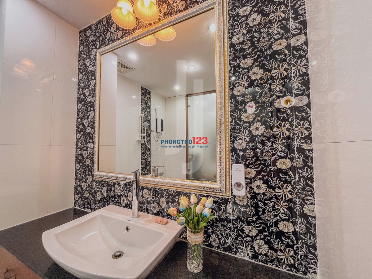 Cho thuê căn Studio ban công Full NT Cạnh đường LVB và NTT Sạch Sẽ Thoáng Mát