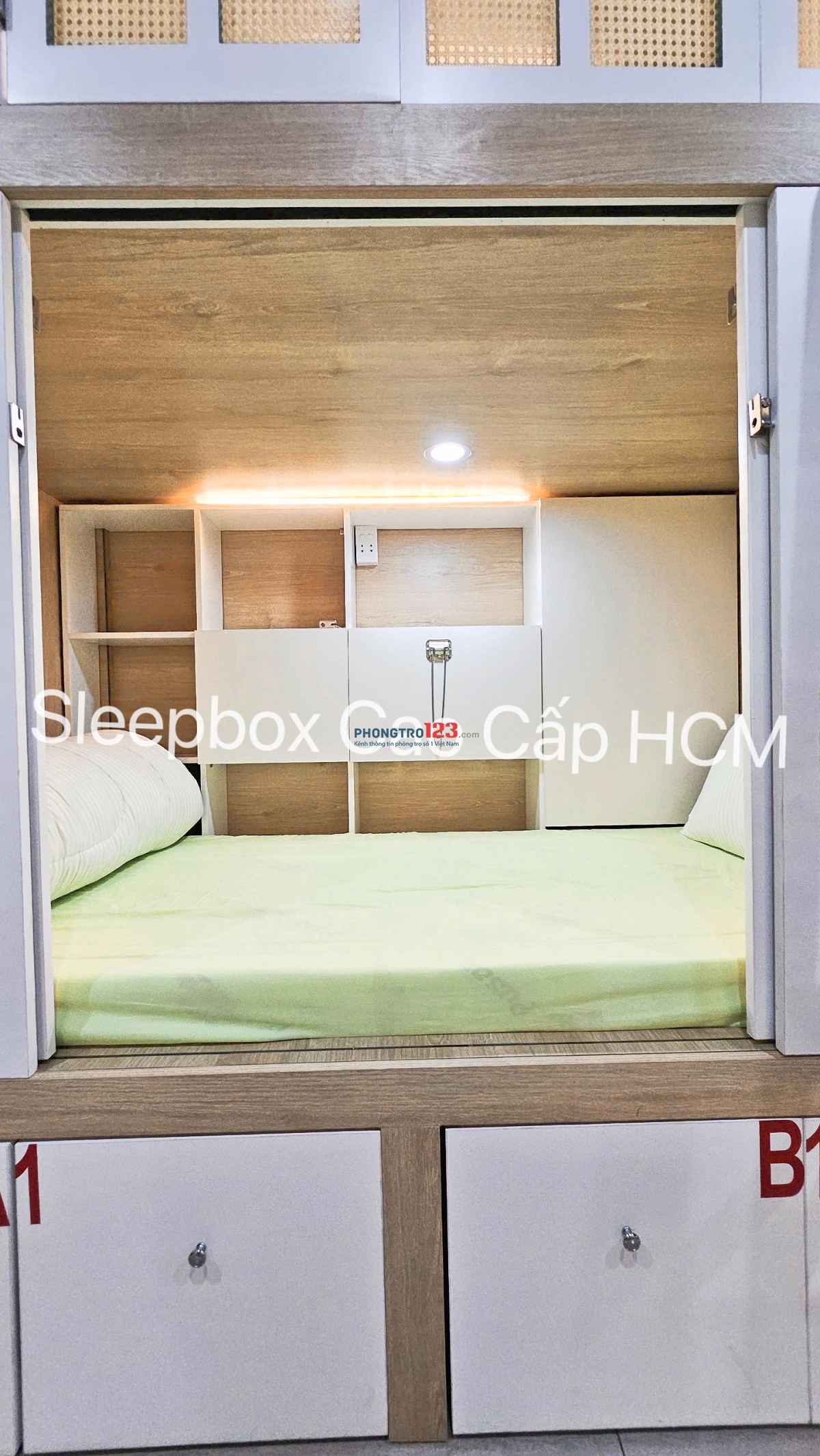 PHÒNG TRỌ SLEEPBOX NỮ 1 NGƯỜI Ở Q7 NGUYỄN VĂN LINH NGAY CHỢ TÂN MỸ DH RMIT TDT có THANG MÁY 1,9-2,1 0888883777