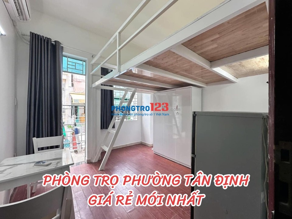 Cho thuê phòng trọ phường Tân Định, Quận 1