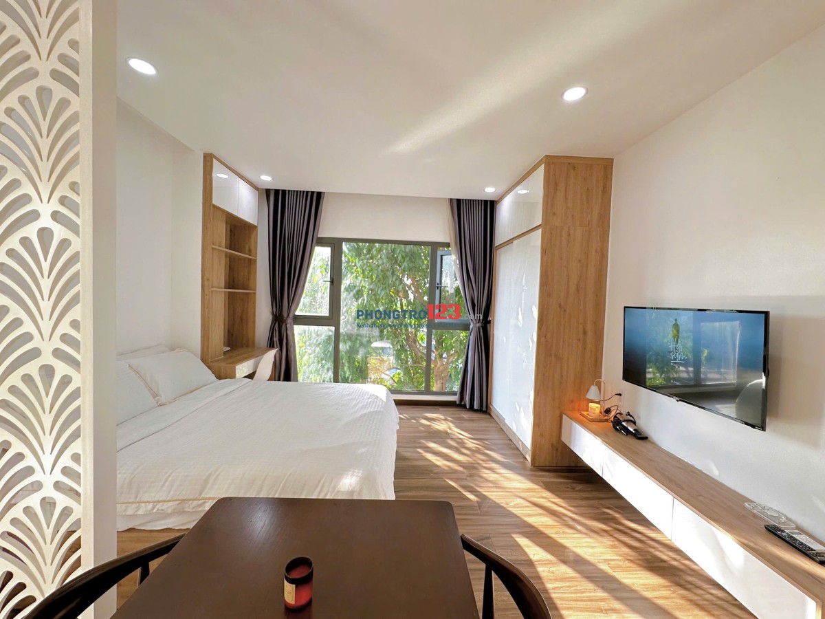 CĂN HỘ STUDIO FULL NỘI THẤT CỬA SỔ LỚN 40M2 TRƯỜNG SA PHÚ NHUẬN