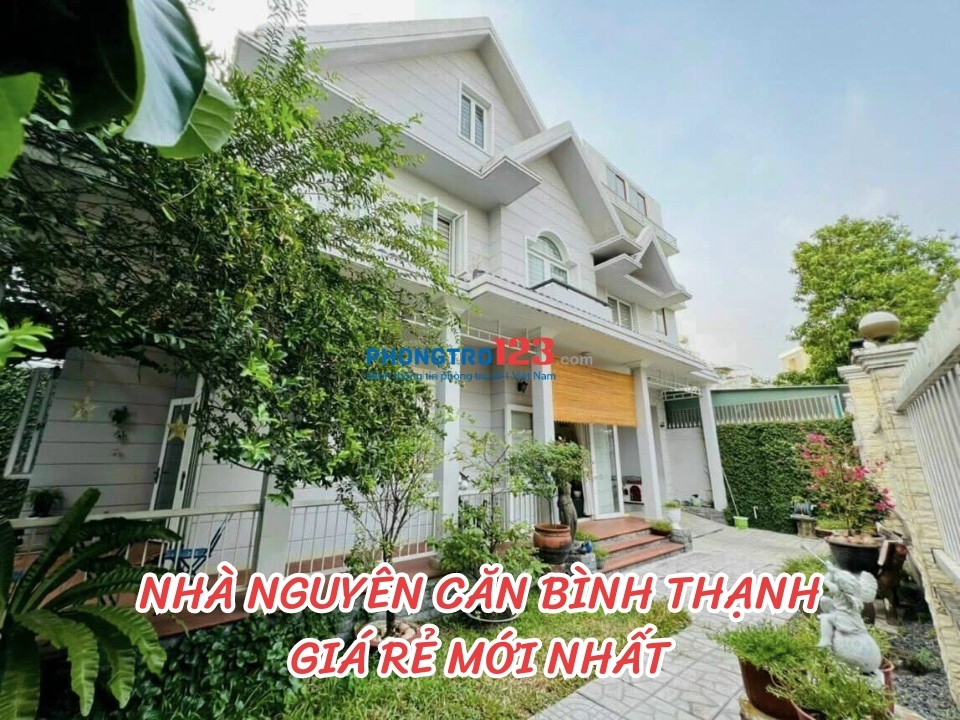 Cho thuê nhà nguyên căn Quận Bình Thạnh