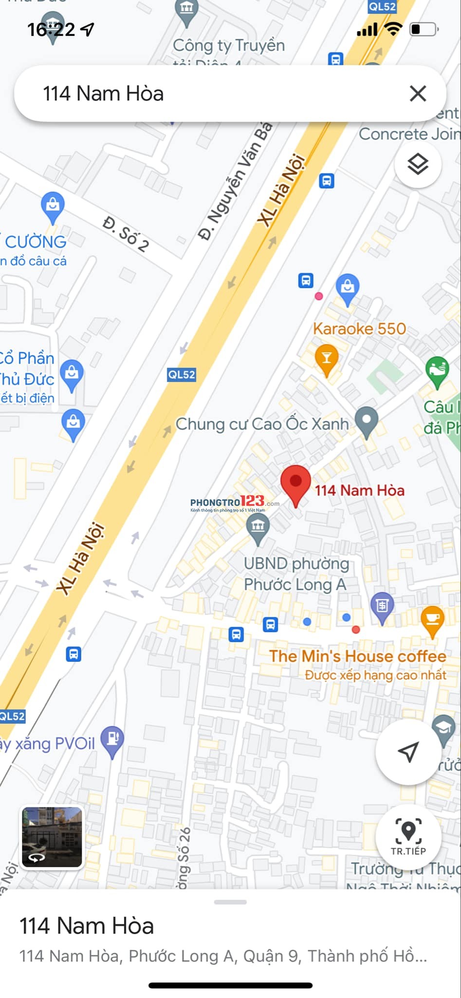 Cho Thuê căn hộ mini MT đường Nam Hoà