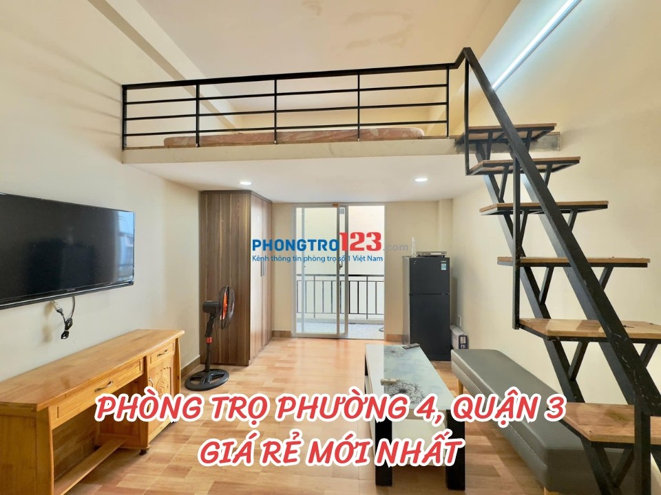 Cho thuê phòng trọ phường 4, Quận 3