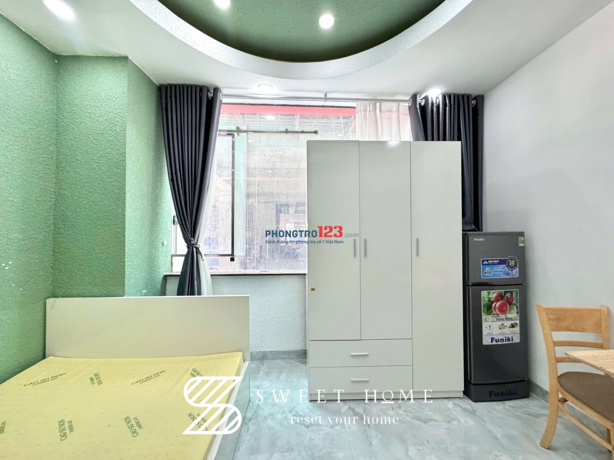 Căn hộ full nội thất 1PN tách bếp, Studio