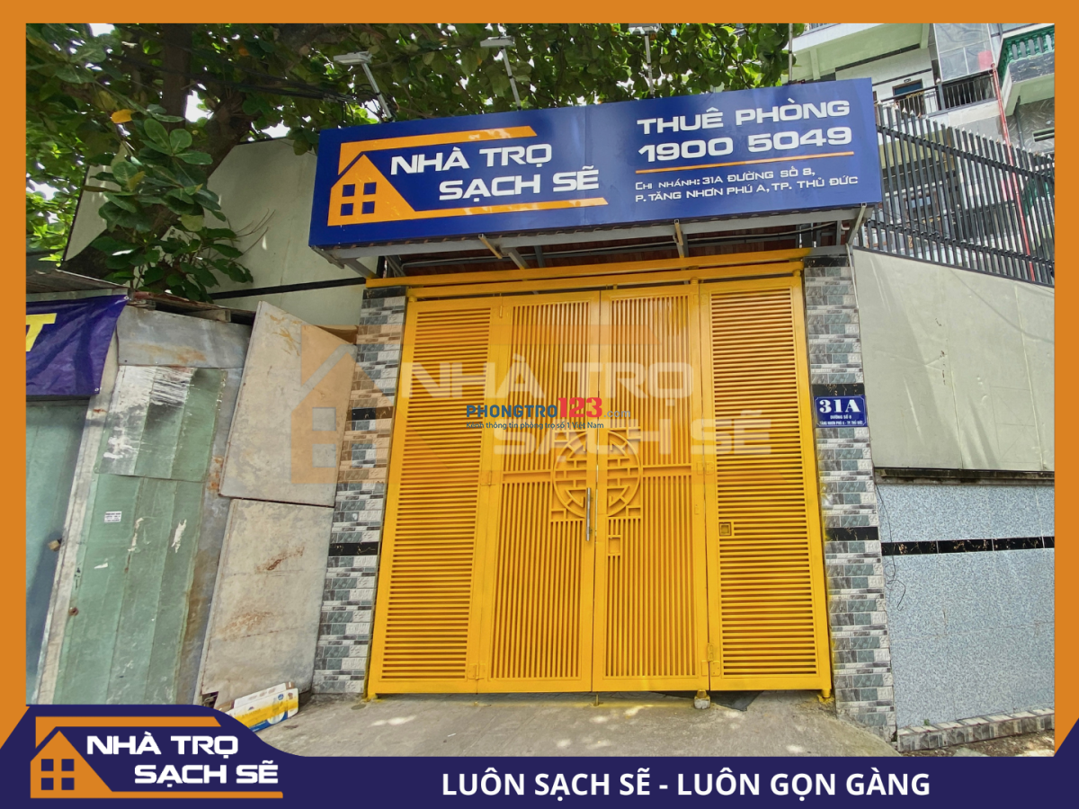 Trọ CHÍNH CHỦ gần LÃ XUÂN OAI, LÊ VĂN VIỆT, KHU CNC QUẬN 9