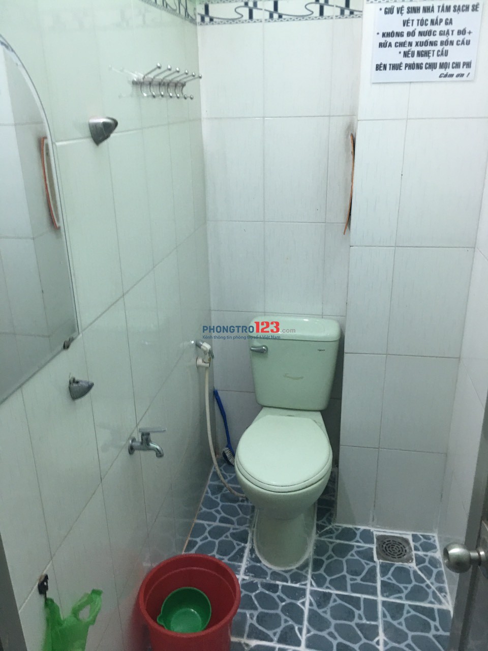 PHÒNG TRỌ 20M2 CHO NỮ THUÊ, QUẬN 3, TOILET RIÊNG