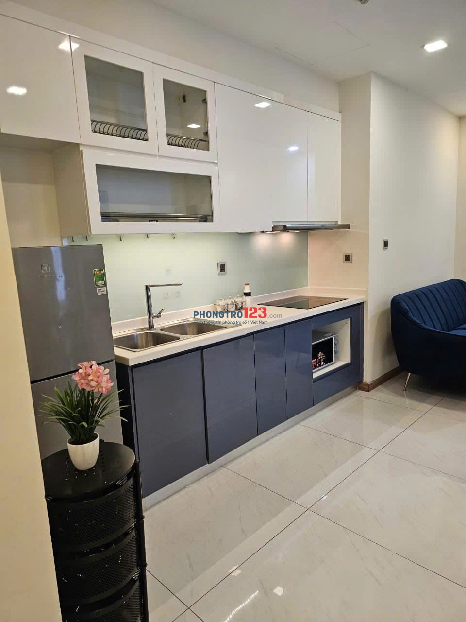 Cho thuê Chung Cư Mỹ Vinh,P6,Quận 3 105m2, 3pn, 2wc, NT, 18tr