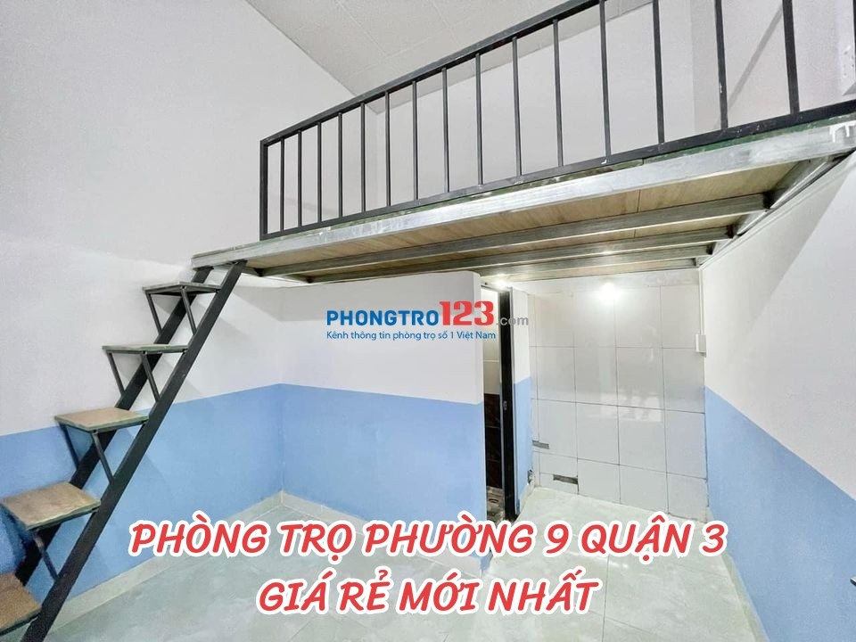 Cho thuê phòng trọ phường 9, Quận 3