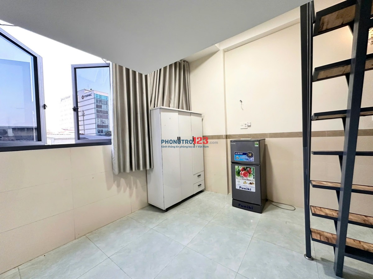 Căn hộ duplex full nội thất cửa sổ lớn - Nơ Trang Long, quận Bình Thạnh