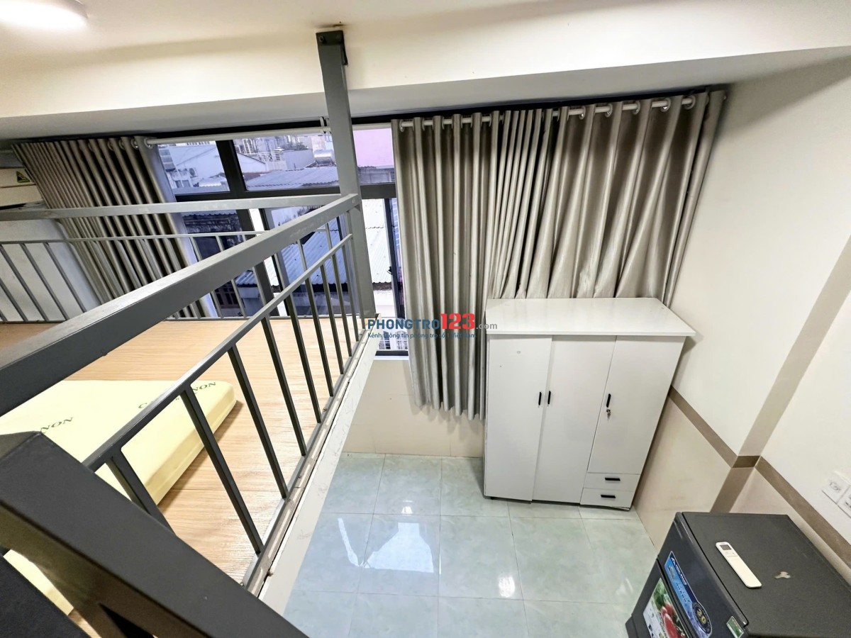 Căn hộ duplex full nội thất cửa sổ lớn - Nơ Trang Long, quận Bình Thạnh
